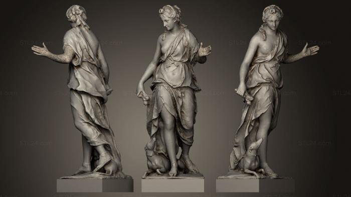 Statues antique and historical (Compagne de Diane, STKA_1116) 3D models for cnc